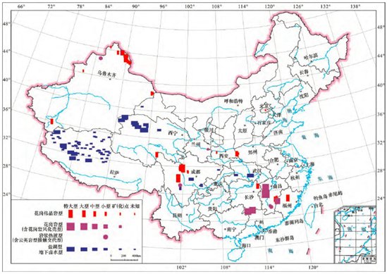 中国锂资源分布图片